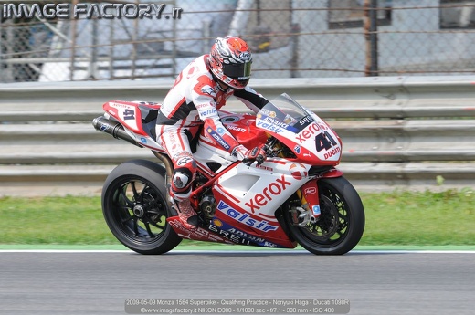 2009-05-09 Monza 1564 Superbike - Qualifyng Practice - Noriyuki Haga - Ducati 1098R